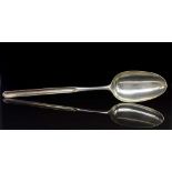 George II/III sterling silver marrow scoop spoon