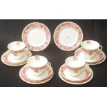 Part Royal Doulton "Roses" teaset