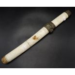 Antique Japanese carved ivory dagger