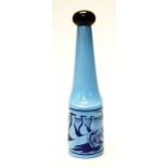 Salvador Dali blue glass bottle decanter