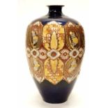 Large Japanese Satsuma large mantle vase