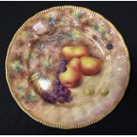 Gerald Delaney signed hand painted plate
