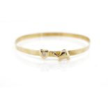 Child's 9ct yellow gold bangle