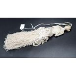 Porcelain half doll tassle