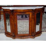 Victorian walnut credenza