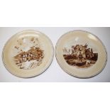 Two Grimwades WW1 Bairnsfather plates