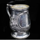 George III sterling silver tankard