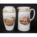 Grimwades WW1 Bairnsfather jug and vase