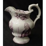 Antique Queen Adelaide / William IV jug