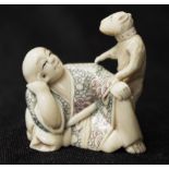 Japanese carved ivory netsuke