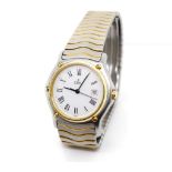 Ebel stainless steel and gold watch