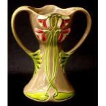 Austrian Art Nouveau ceramic vase