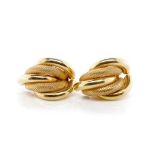 9ct yellow gold stud earrings