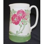 Minton Art Nouveau earthenware jug