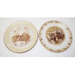 Two Grimwades WW1 Bairnsfather plates