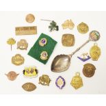 Collection of enamel & other club badges