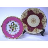Two Royal Worcester cabinet plates