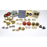 Quantity of costume clip earrings