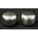 Pair Georg Jensen salt & pepper shakers