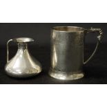 Edwardian sterling silver cream jug