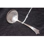Edward VII sterling silver sifter spoon