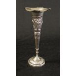 Eastern silver posy vase