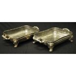 Pair Victorian Old Sheffield Plate food warmers