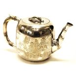 Hardy Brother silver plate teapot for one