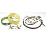 Dinosaur design bangle and costume jewellery