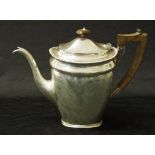 George V sterling silver coffee pot