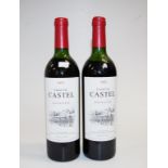 Two bottles Castel, Israel ' Haute-Judee' wine