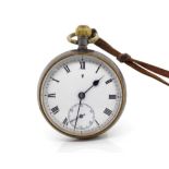 Small stem wind pocket watch