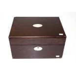 19th century rosewood & MOP toiletry box