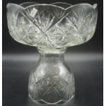 Good cut crystal centrepiece bowl