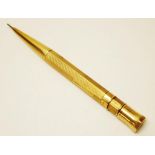 Sampson Mordan gold ' Everpoint' pencil