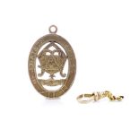 1940s 9ct gold fob / medal