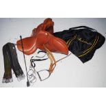 Ambassador Jump leather saddle & accessories