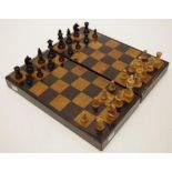Boxed vintage chess set