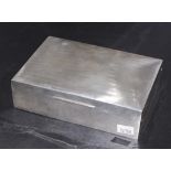 George V sterling silver trinket box