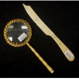 Good early ivory handle magnifying glass