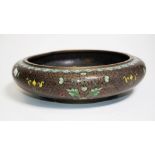 Large Chinese Cloisonne bowl