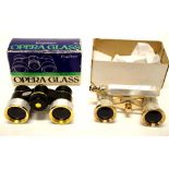 Two pairs of vintage opera glasses