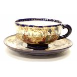 Japanese Satsuma teacup & saucer