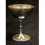 George V sterling silver goblet sports trophy