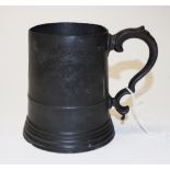 RTV Georgian period pewter tankard