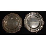 Good pair Regent Plate small salvers