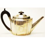 Good George III sterling silver teapot