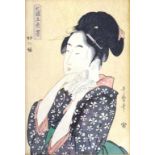 Kitagawa Utamaro (1753-1806) Portrait