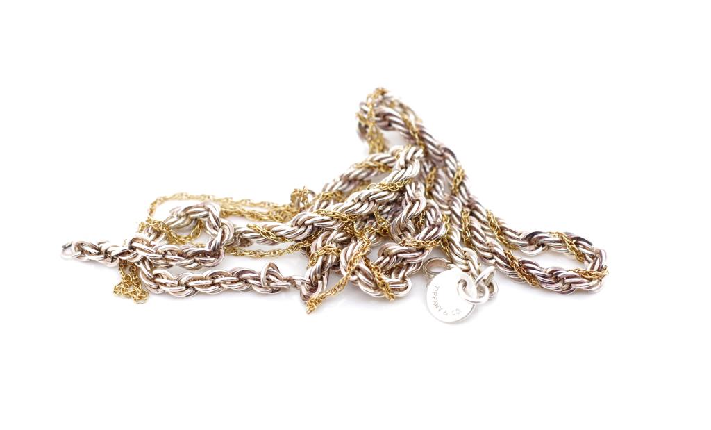Tiffany & co rope chain necklace for restoration