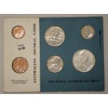 Australian 1966 UNC coin year set